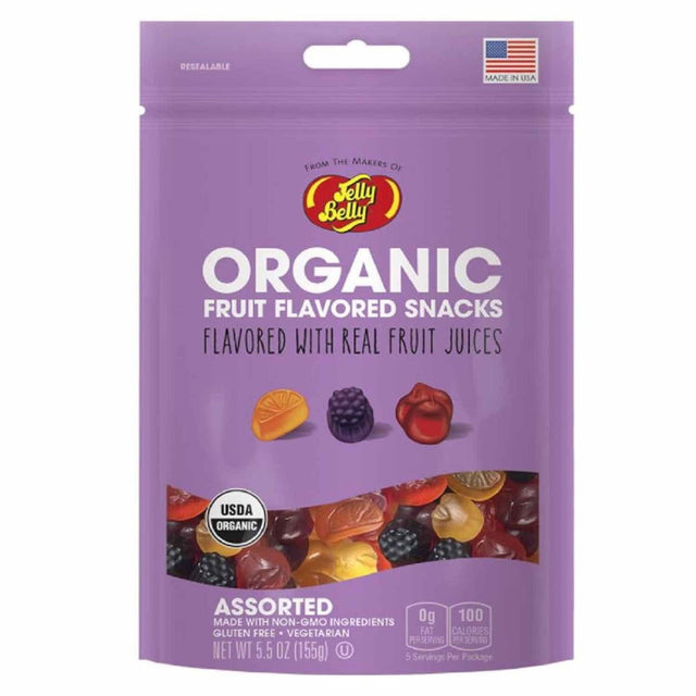 JELLY BELLY: Organic Fruit Flavored Snacks Assorted, 5.5 oz - #tag1# - #tag2#