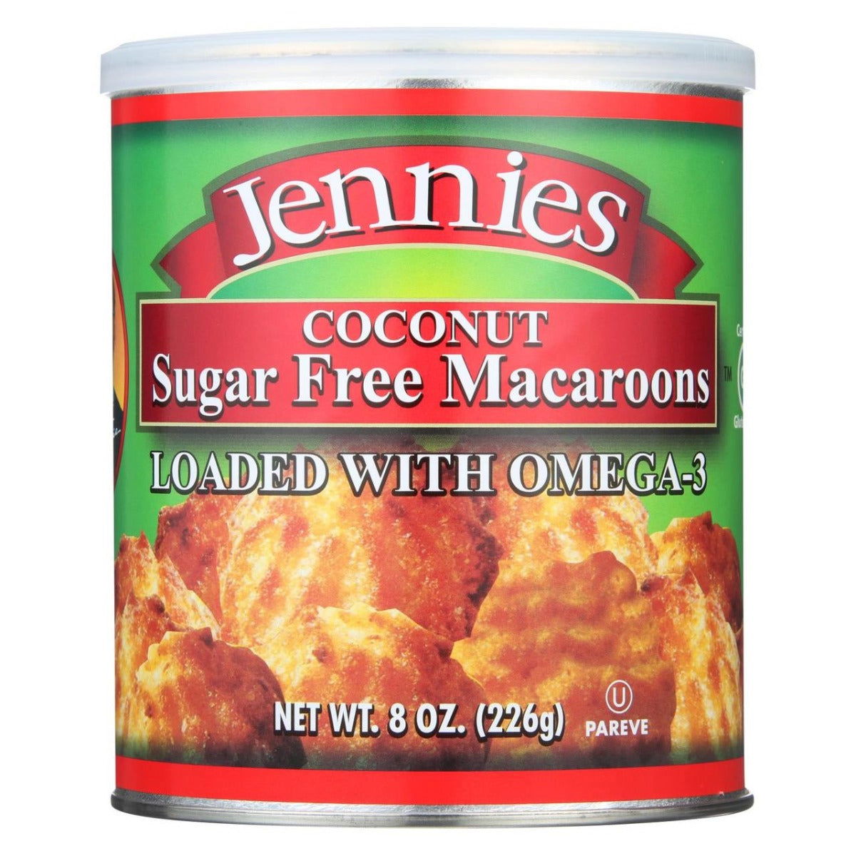 JENNIES: Coconut Sugar Free Macaroon, 8 oz - #tag1# - #tag2#