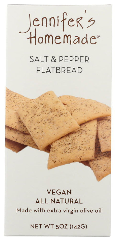 JENNIFERS HOMEMADE: Flatbread Salt N Pepper, 5 oz - #tag1# - #tag2#