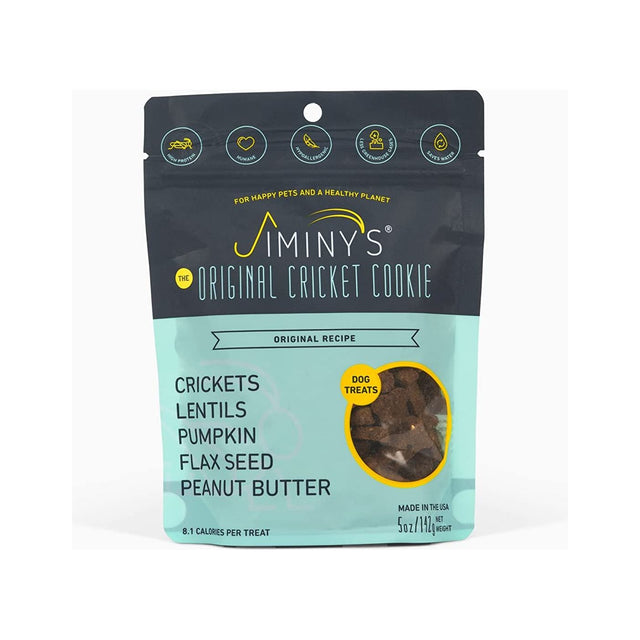 JIMINYS: Original Cricket Cookie Dog Treats, 5 oz - #tag1# - #tag2#