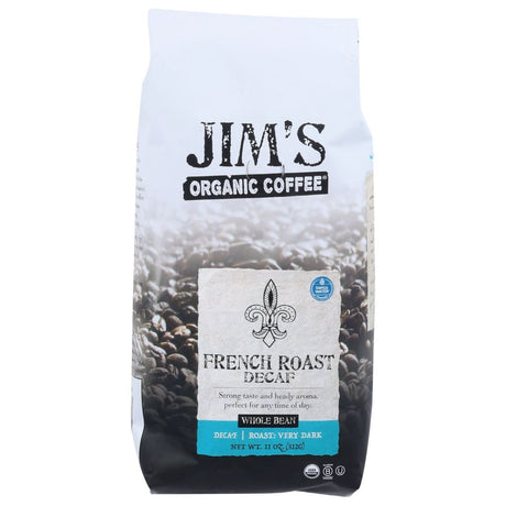 JIMS ORGANIC COFFEE: Coffee Dcaf Frnch Rst Org, 11 OZ - #tag1# - #tag2#