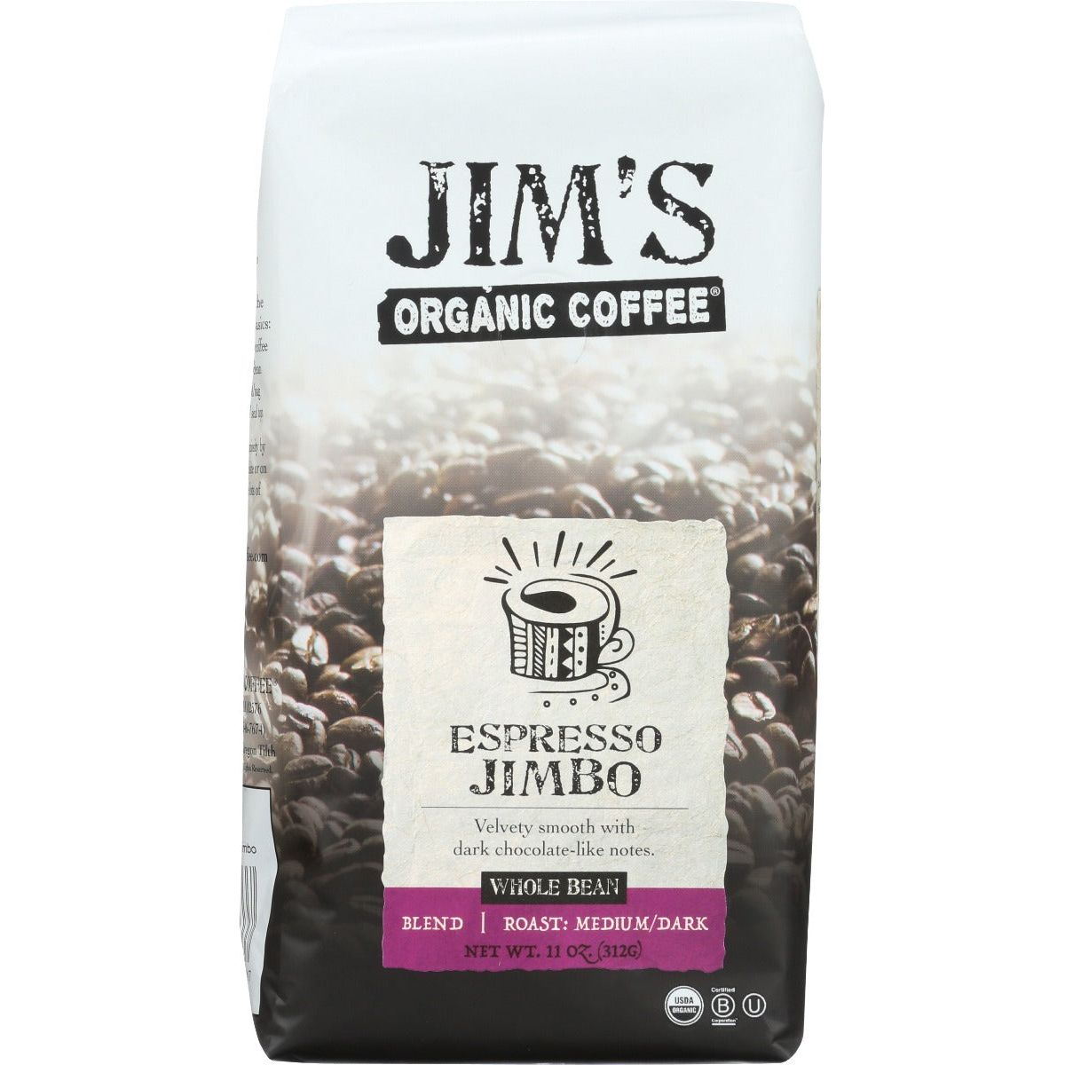 JIMS ORGANIC COFFEE: Espresso Jimbo Coffee, 11 oz - #tag1# - #tag2#