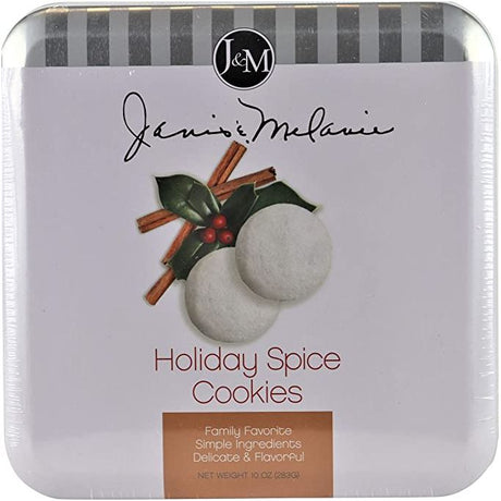 JM FOODS: Cookie Holiday Spice Gift Tin, 10 oz - #tag1# - #tag2#