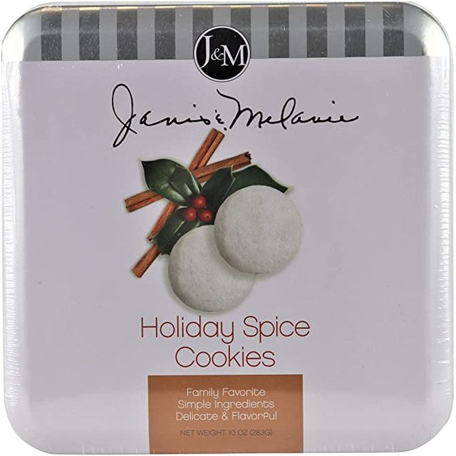 JM FOODS: Cookie Holiday Spice Gift Tin, 10 oz - #tag1# - #tag2#