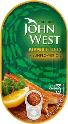 JOHN WEST: Kippers in Sunflower Oil, 6.5 oz - #tag1# - #tag2#