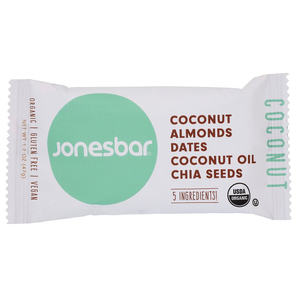JONESBAR: Coconut Snack Bar, 1.7 oz - #tag1# - #tag2#