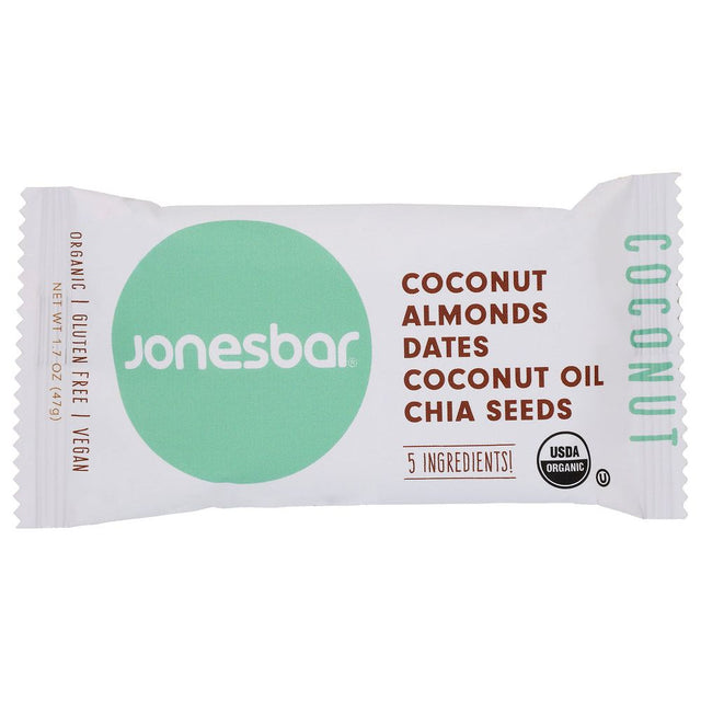 JONESBAR: Coconut Snack Bar, 1.7 oz - #tag1# - #tag2#