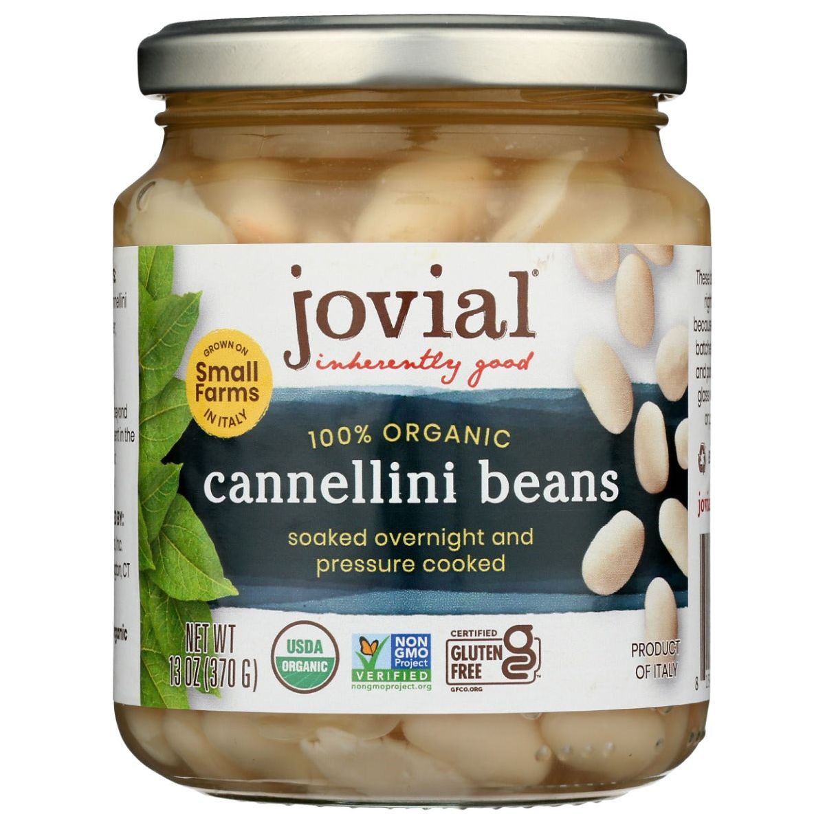 JOVIAL: 100 Percent Organic Cannellini Beans, 13 oz - #tag1# - #tag2#