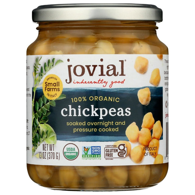 JOVIAL: 100 Percent Organic Chickpeas, 13 oz - #tag1# - #tag2#