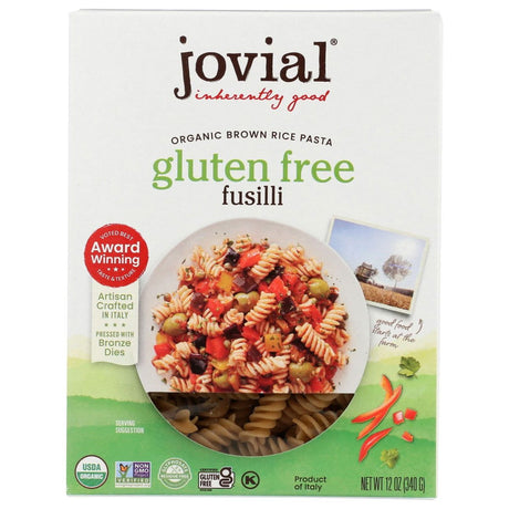 JOVIAL: Fusilli Gluten Free Pasta, 12 oz - Sunshine Co Op. - #tag1# - #tag2# - #tag3# - #tag4#