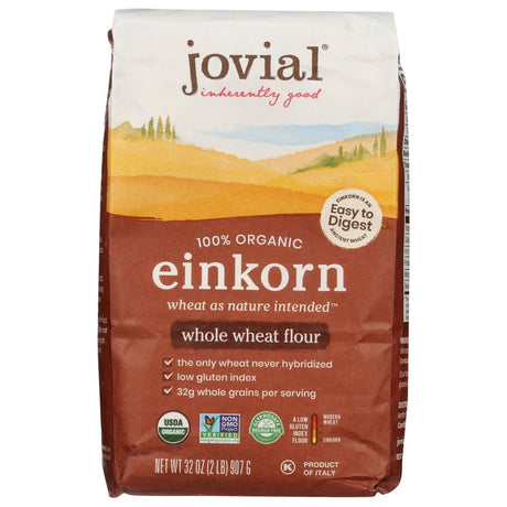 JOVIAL: Organic Einkorn Whole Wheat Flour, 32 oz - #tag1# - #tag2#
