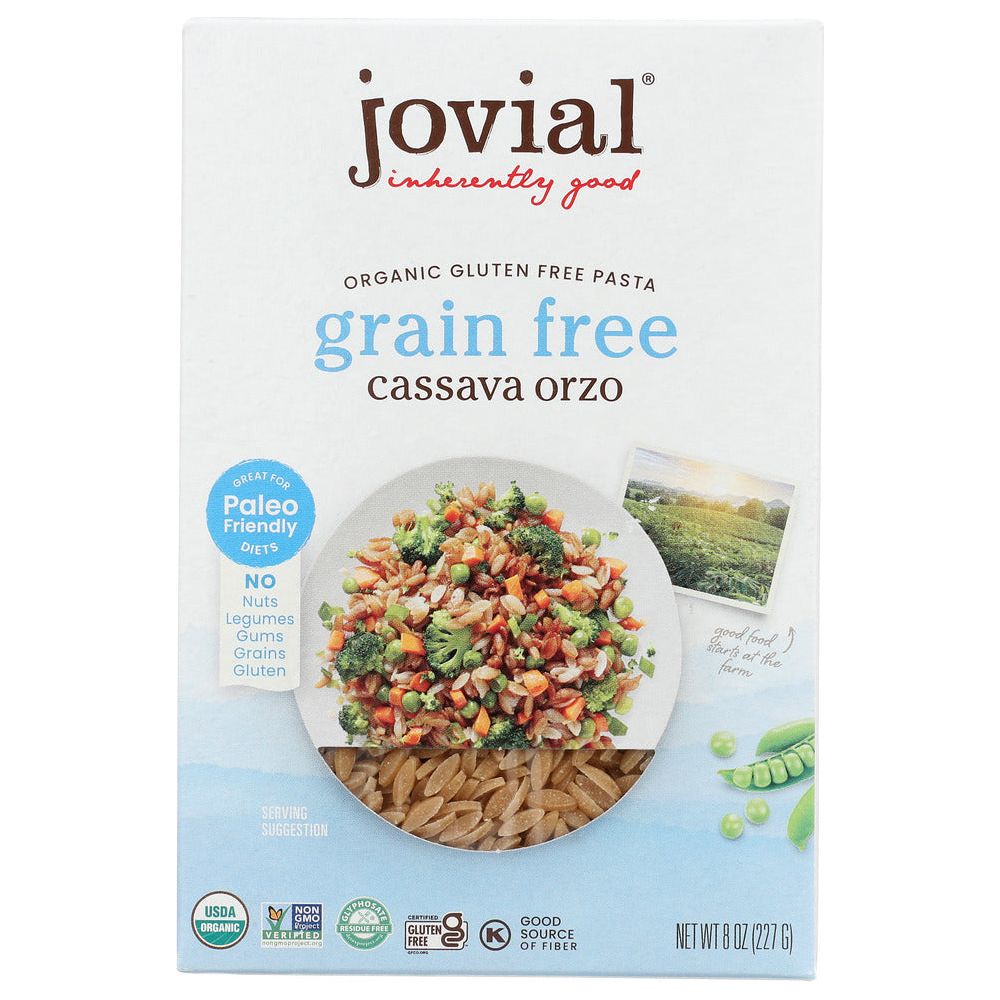JOVIAL: Organic Grain Free Cassava Orzo, 8 oz - #tag1# - #tag2#