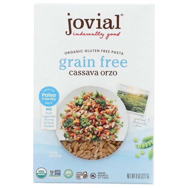 JOVIAL: Organic Grain Free Cassava Orzo, 8 oz - #tag1# - #tag2#