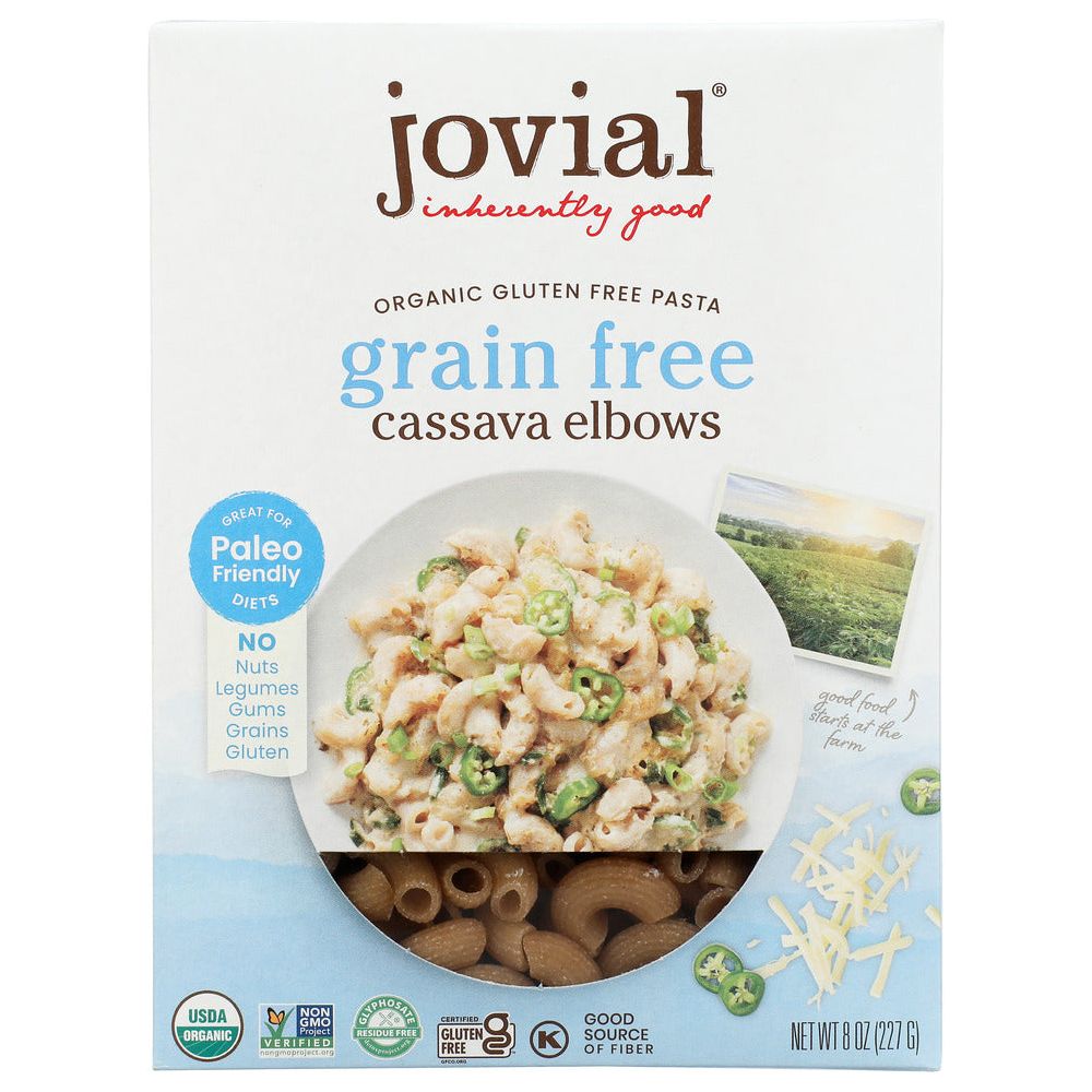JOVIAL: Pasta Elbows Cassava, 8 oz - #tag1# - #tag2#