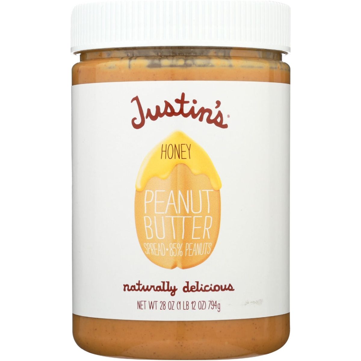 JUSTINS: Honey Peanut Butter, 28 oz - #tag1# - #tag2#