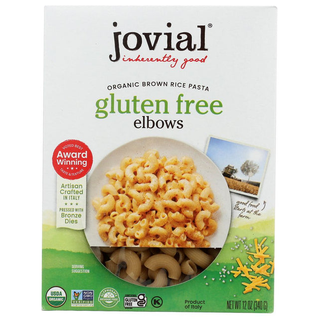 Jovial: Pasta Brown Rice Elbows Organic, 12 oz - #tag1# - #tag2#