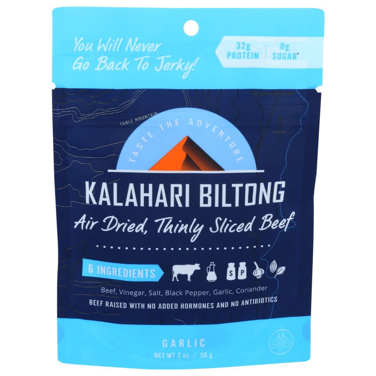 KALAHARI BILTONG: Biltong Garlic, 2 oz - Sunshine Co Op. - #tag1# - #tag2# - #tag3# - #tag4#