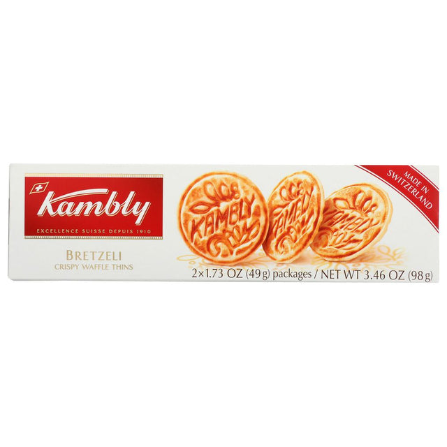 KAMBLY: Biscuit Bretzeli Swiss, 3.46 oz - #tag1# - #tag2#