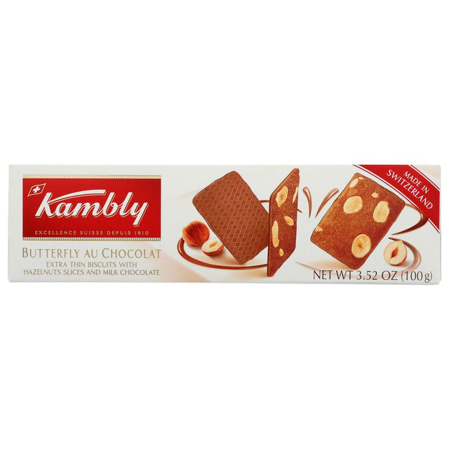 KAMBLY: Butterfly Au Chocolate Biscuit, 3.5 oz - #tag1# - #tag2#