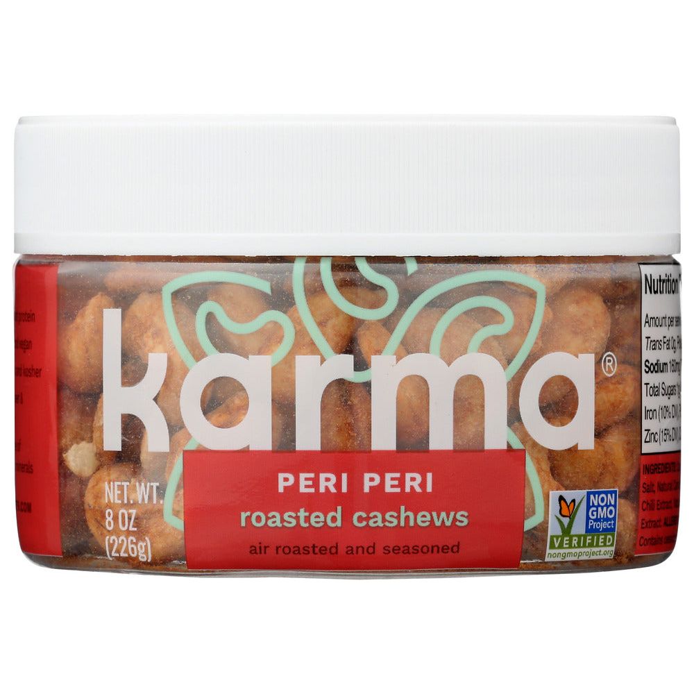 KARMA: Cashews Peri Peri Roasted, 8 oz - #tag1# - #tag2#
