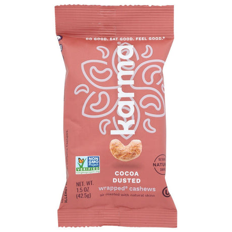 KARMA: Cocoa Dusted Wrapped Cashews, 1.5 oz - #tag1# - #tag2#