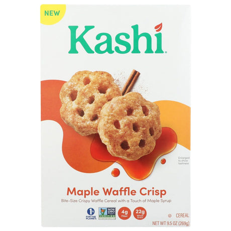 KASHI: Cereal Maple Waffle Crisp, 9.5 OZ - #tag1# - #tag2#