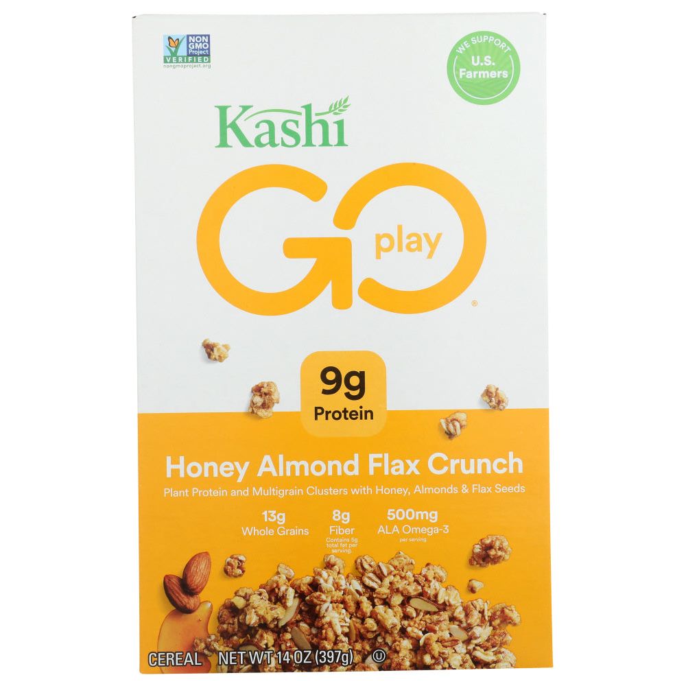 KASHI: Go Lean Crunch! Honey Almond Flax Cereal, 14 oz - #tag1# - #tag2#