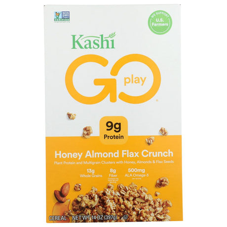 KASHI: Go Lean Crunch! Honey Almond Flax Cereal, 14 oz - #tag1# - #tag2#
