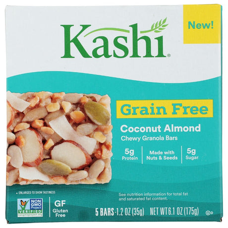KASHI: Grain Free Coconut Almond Chewy Granola Bars 5 Count Box, 6.1 oz - #tag1# - #tag2#
