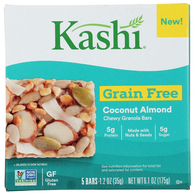 KASHI: Grain Free Coconut Almond Chewy Granola Bars 5 Count Box, 6.1 oz - #tag1# - #tag2#