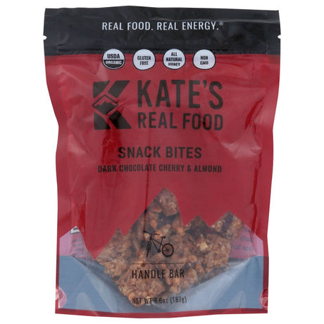 KATES REAL FOOD: Bar Bites Dark Chocolate Cherries And Almond, 6.6 oz - #tag1# - #tag2#
