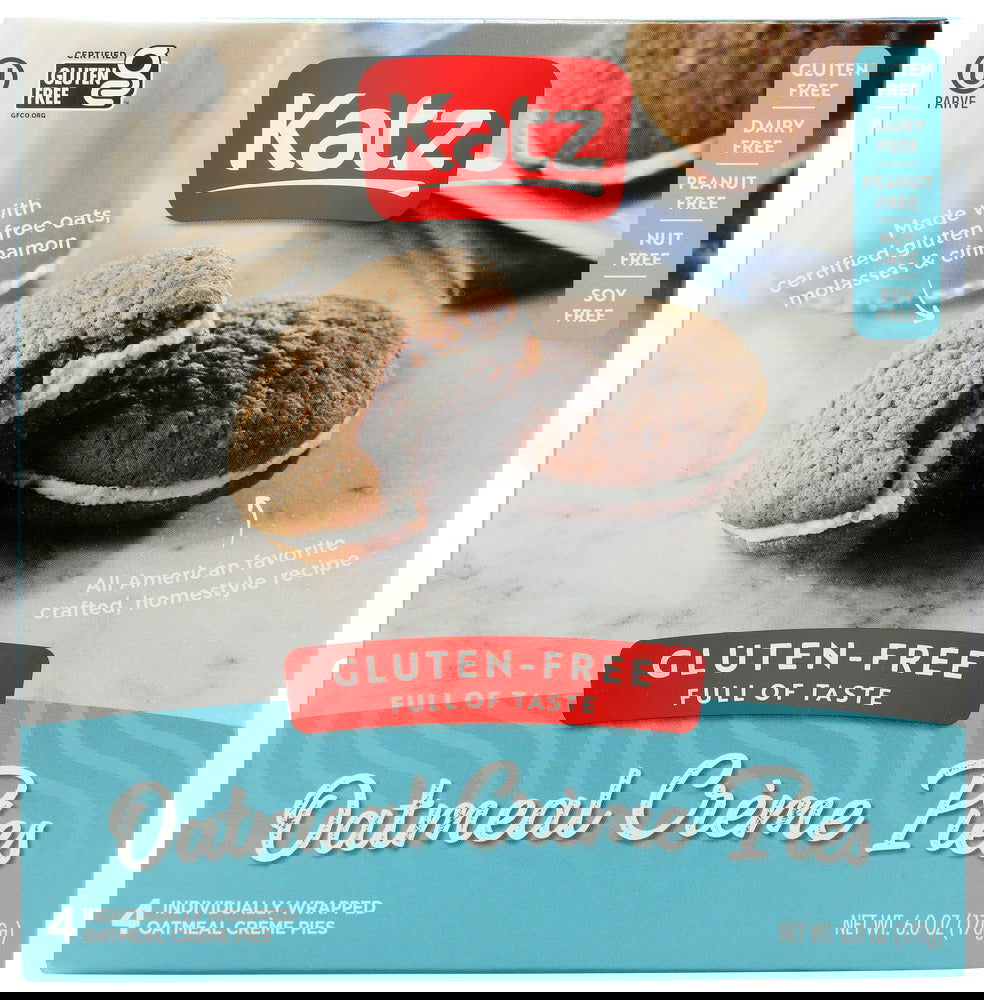 KATZ: Cream Pies Oatmeal, 6 oz - #tag1# - #tag2#