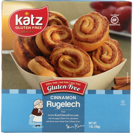 KATZ: Gluten Free Cinnamon Rugelech, 7 oz - #tag1# - #tag2#
