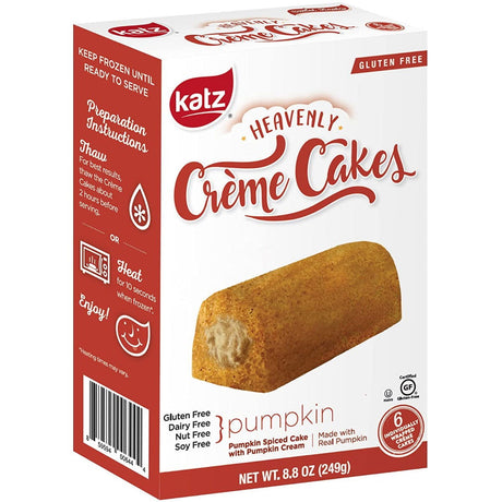 KATZ: Pumpkin Spice Creme Cakes, 8.8 oz - #tag1# - #tag2#