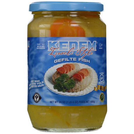 KEDEM: Fish Gelfilte Israeli Style, 24 OZ - #tag1# - #tag2#