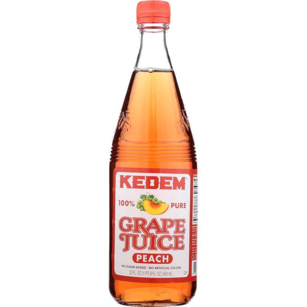 KEDEM: Peach Grape Juice, 22 fo - #tag1# - #tag2#