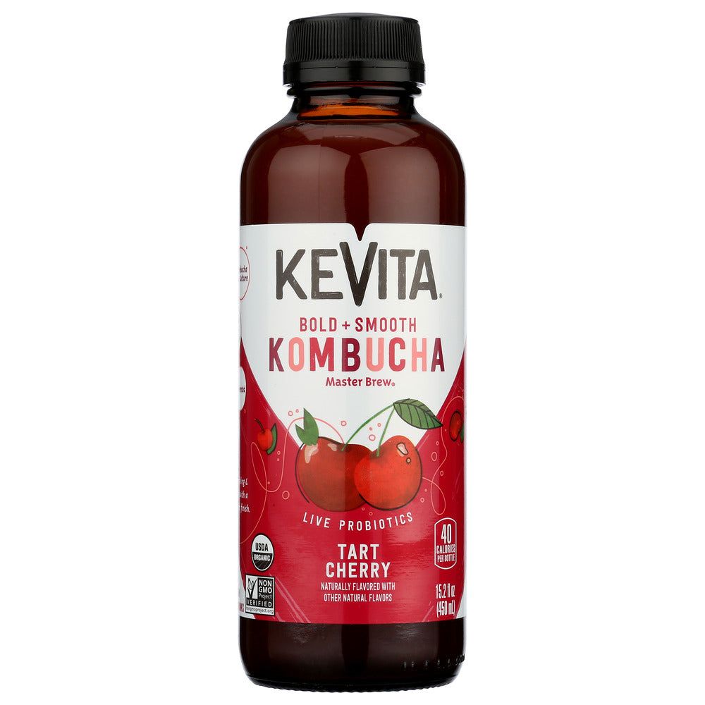 KEVITA: Organic Master Brew Kombucha Tart Cherry, 15.2 oz - #tag1# - #tag2#