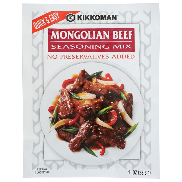 KIKKOMAN: Mongolian Beef Seasoning Mix, 1 oz - #tag1# - #tag2#