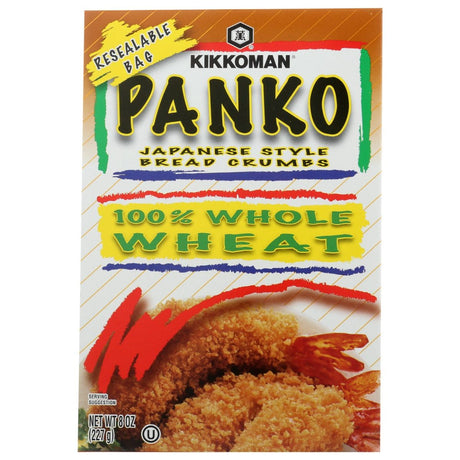 KIKKOMAN: Panko 100% Whole Wheat Bread Crumbs, 8 oz - #tag1# - #tag2#