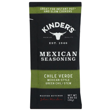 KINDERS: Seasoning Chile Verde, 0.85 OZ - #tag1# - #tag2#