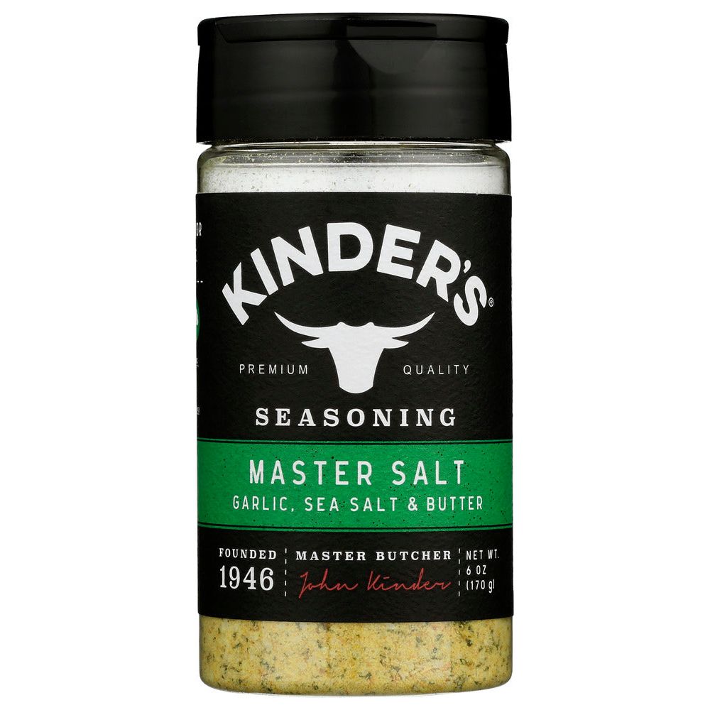 KINDERS: Seasoning Master Salt, 6 oz - #tag1# - #tag2#
