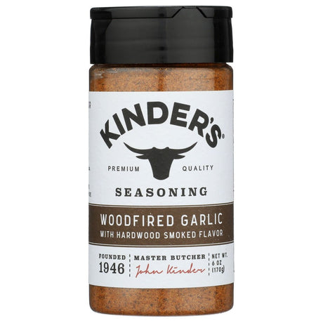 KINDERS: Woodfired Garlic Seasoning, 6 oz - #tag1# - #tag2#