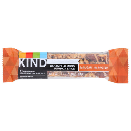 KIND: Caramel Almond Pumpkin Spice Bar, 1.4 oz - #tag1# - #tag2#