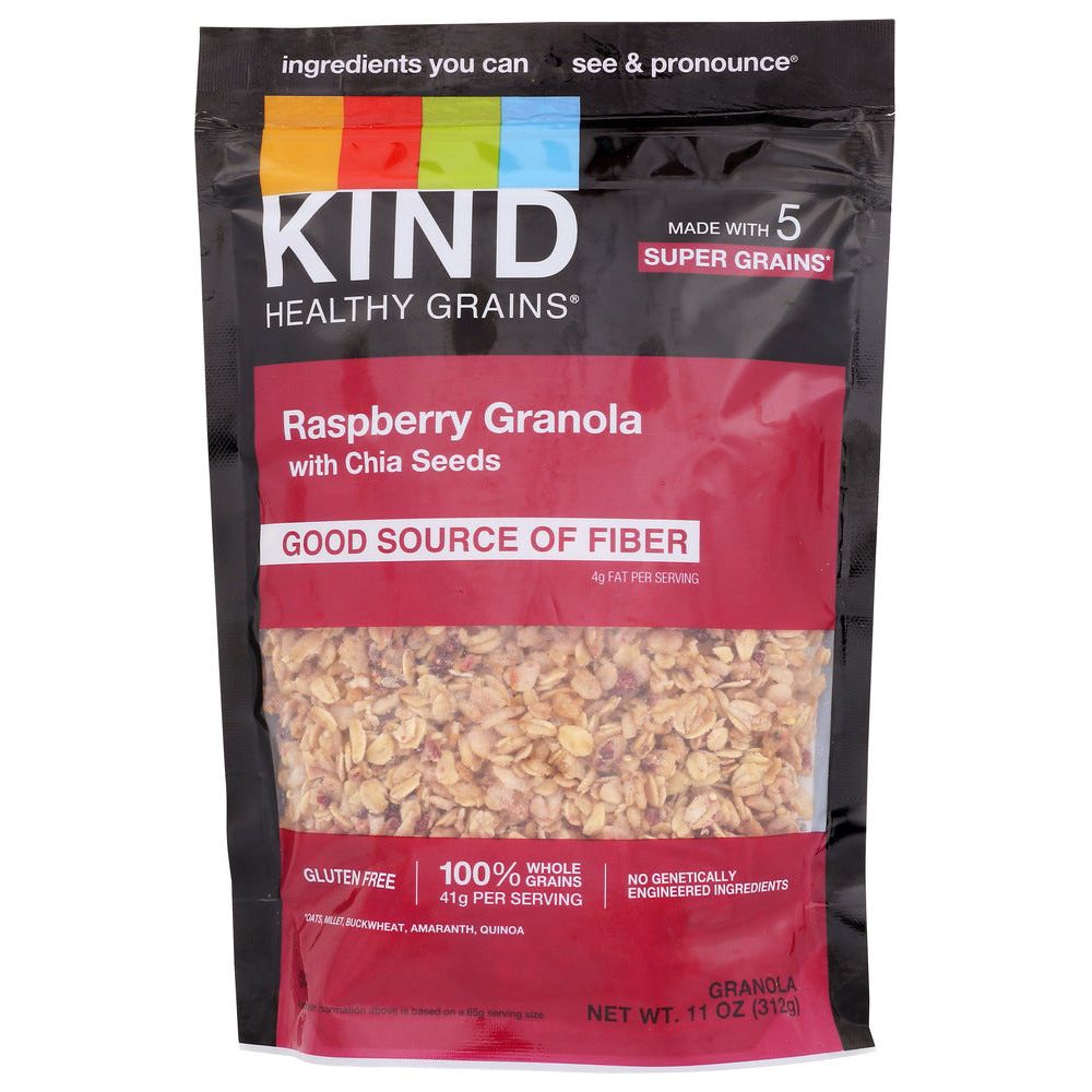 KIND: Healthy Grains Raspberry Clusters with Chia Seeds, 11 oz - #tag1# - #tag2#