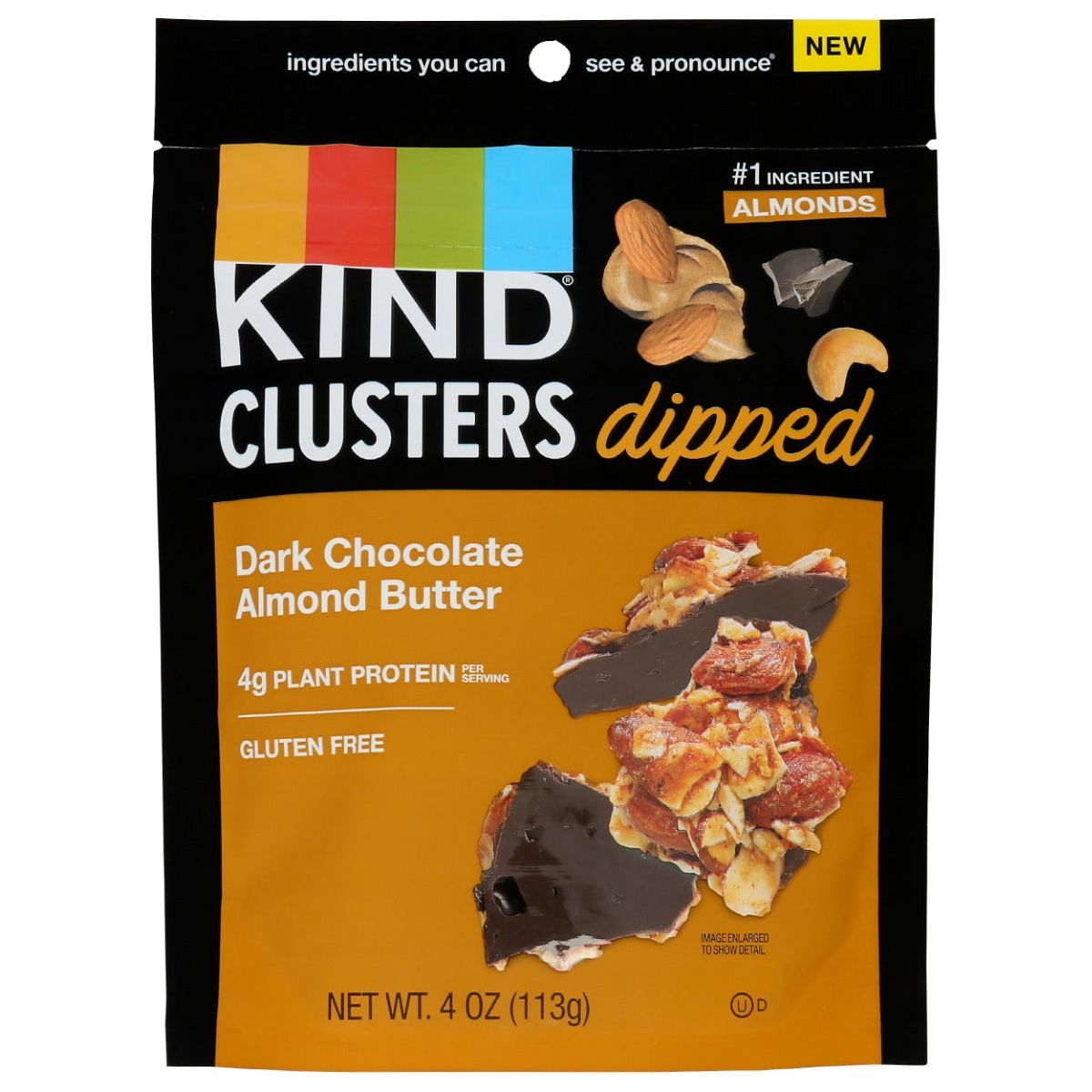 KIND: Nut Almnd Btr Dk Choco, 4 OZ - #tag1# - #tag2#