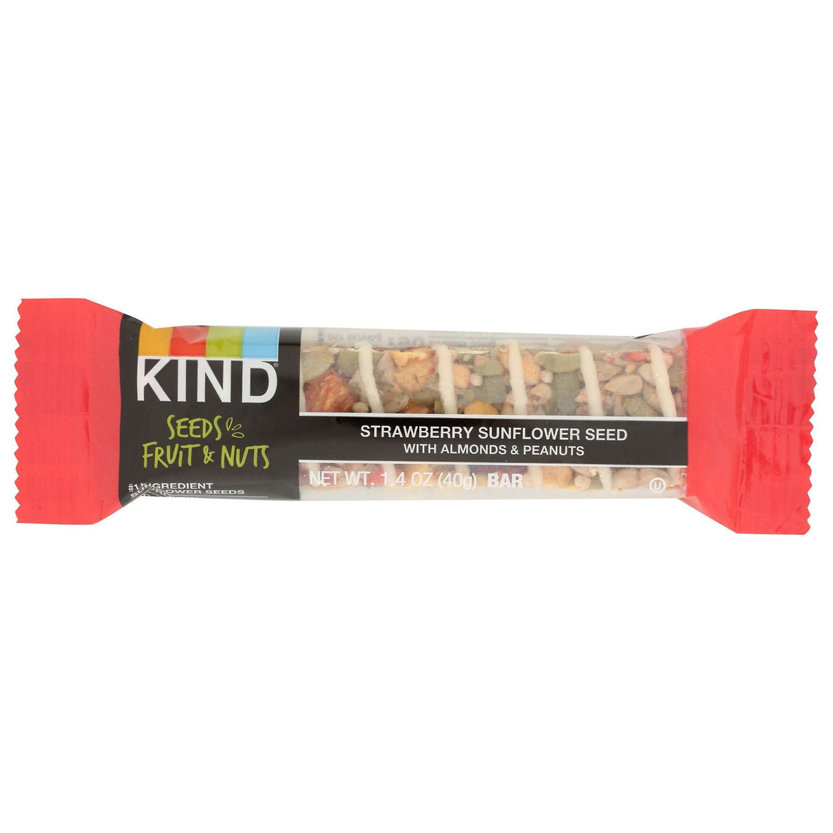 KIND: Seeds Fruit And Nuts Snack Bar Strawberry Sunflower Seed, 1.4 oz - #tag1# - #tag2#