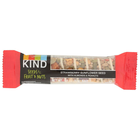 KIND: Seeds Fruit And Nuts Snack Bar Strawberry Sunflower Seed, 1.4 oz - #tag1# - #tag2#