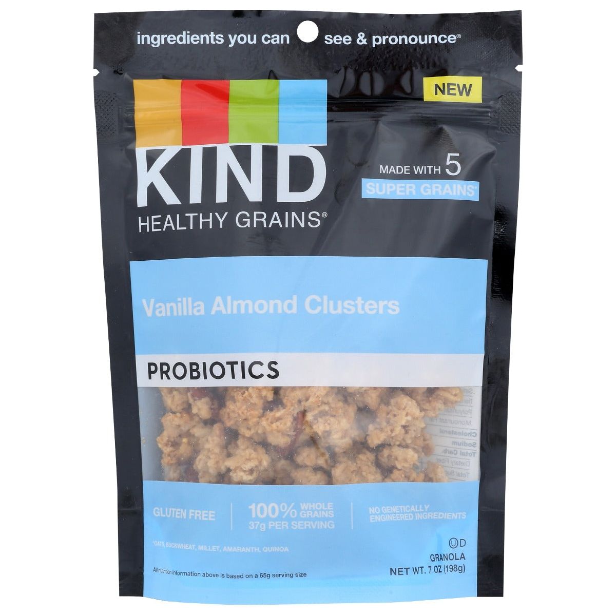 KIND: Vanilla Almond Probiotic Clusters, 7 oz - #tag1# - #tag2#