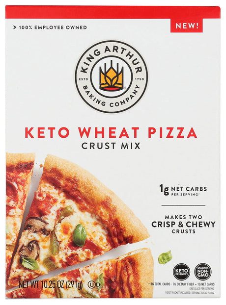 KING ARTHUR: Keto Wheat Pizza Crust Mix, 10.25 oz - #tag1# - #tag2#