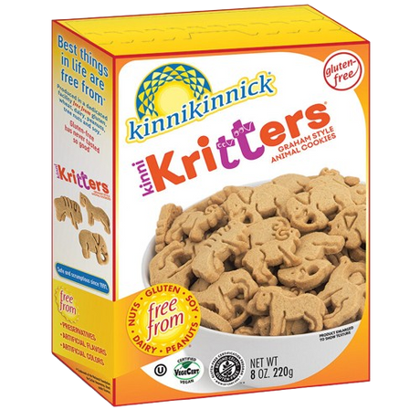 KINNIKINNICK: KinniKritters Graham Style Animal Cookies, 8 oz - #tag1# - #tag2#